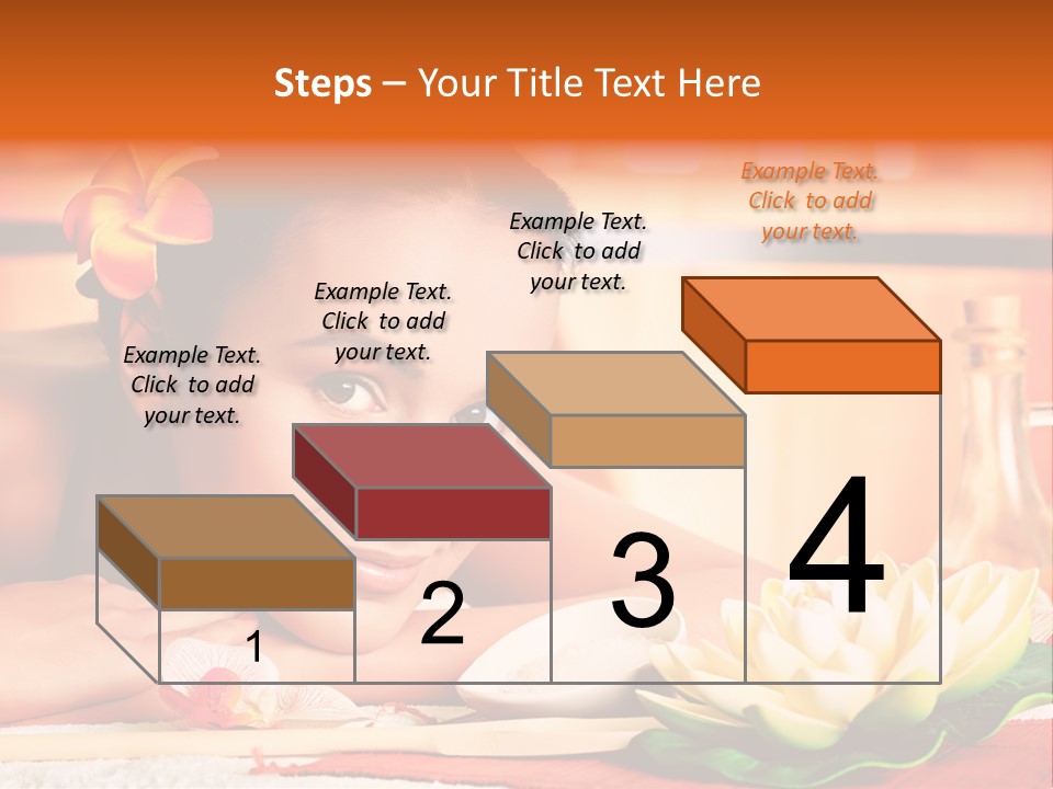 Girl Indoor Spa PowerPoint Template