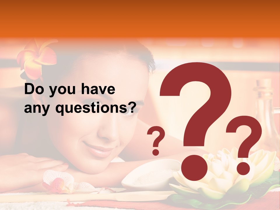 Girl Indoor Spa PowerPoint Template