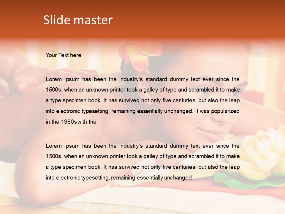 Aromatherapy Therapy Clean PowerPoint Template