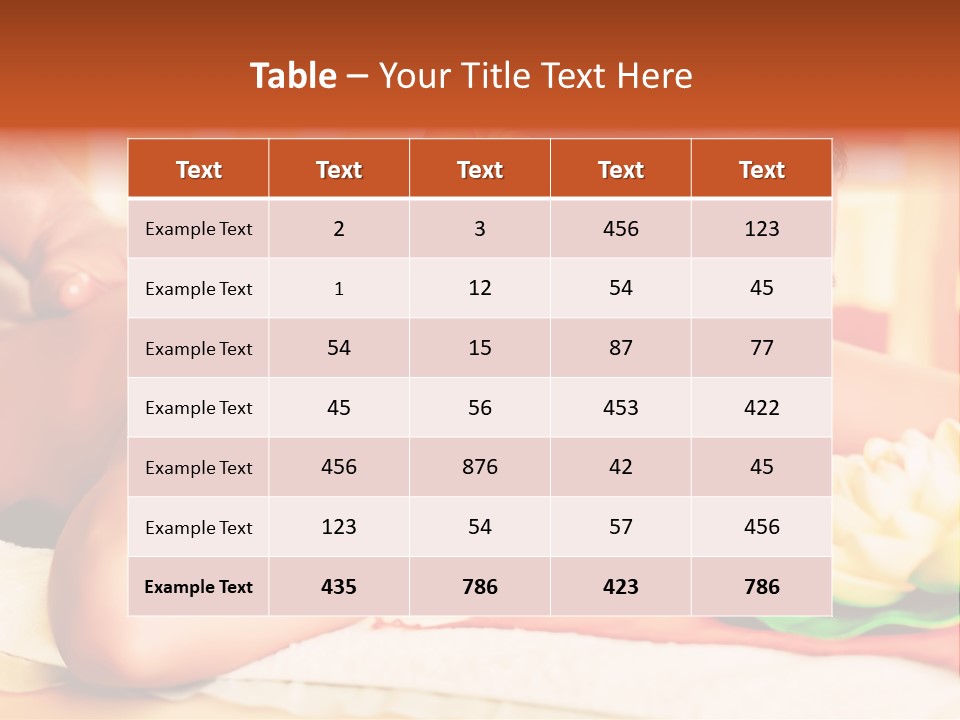 Aromatherapy Therapy Clean PowerPoint Template