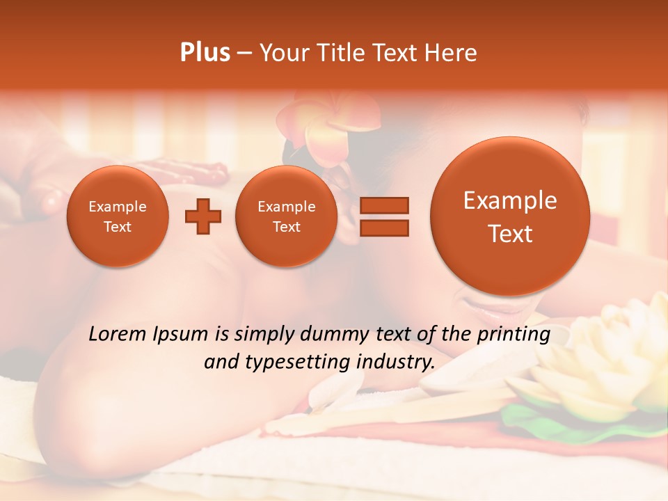 Aromatherapy Therapy Clean PowerPoint Template