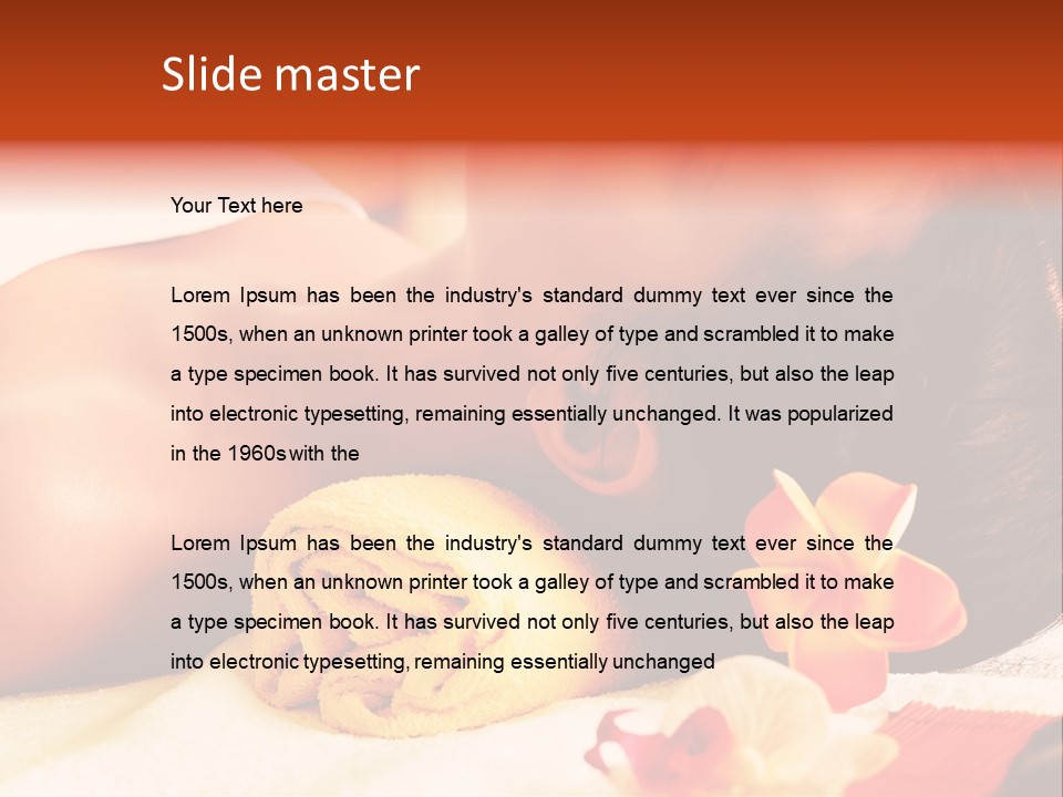 Care Towel Natural PowerPoint Template