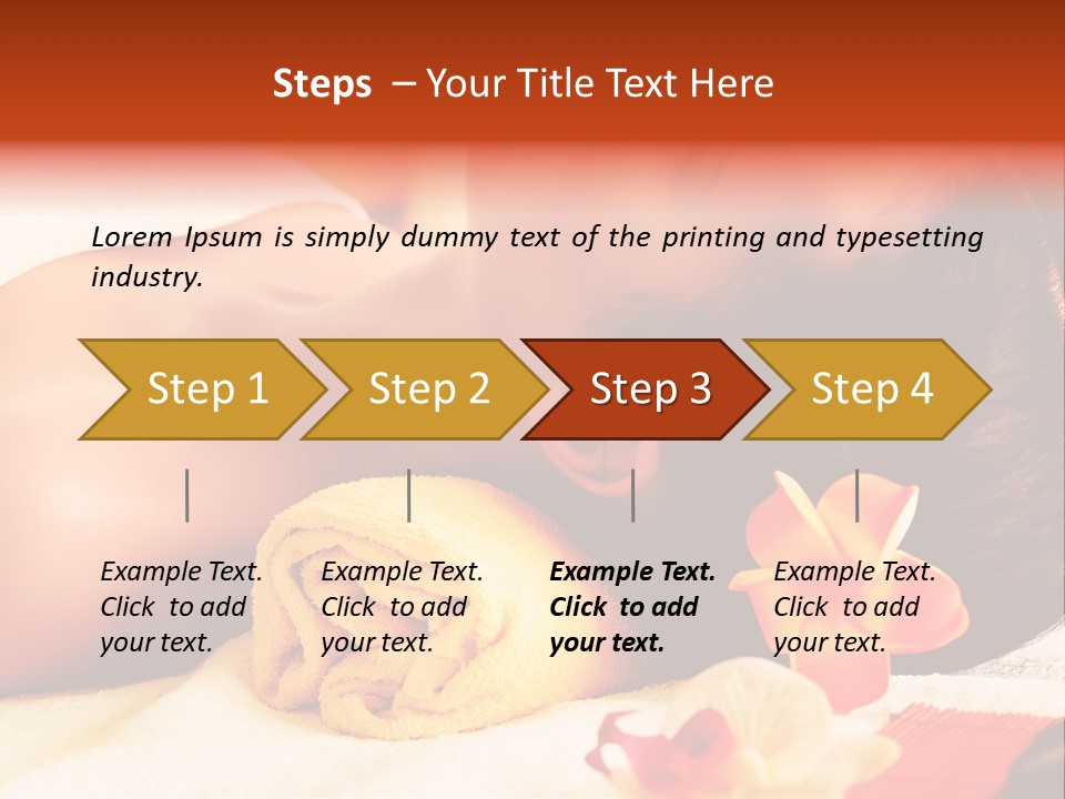 Care Towel Natural PowerPoint Template
