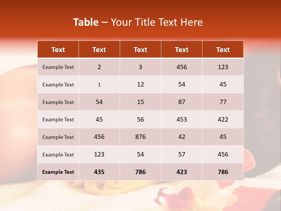 Care Towel Natural PowerPoint Template