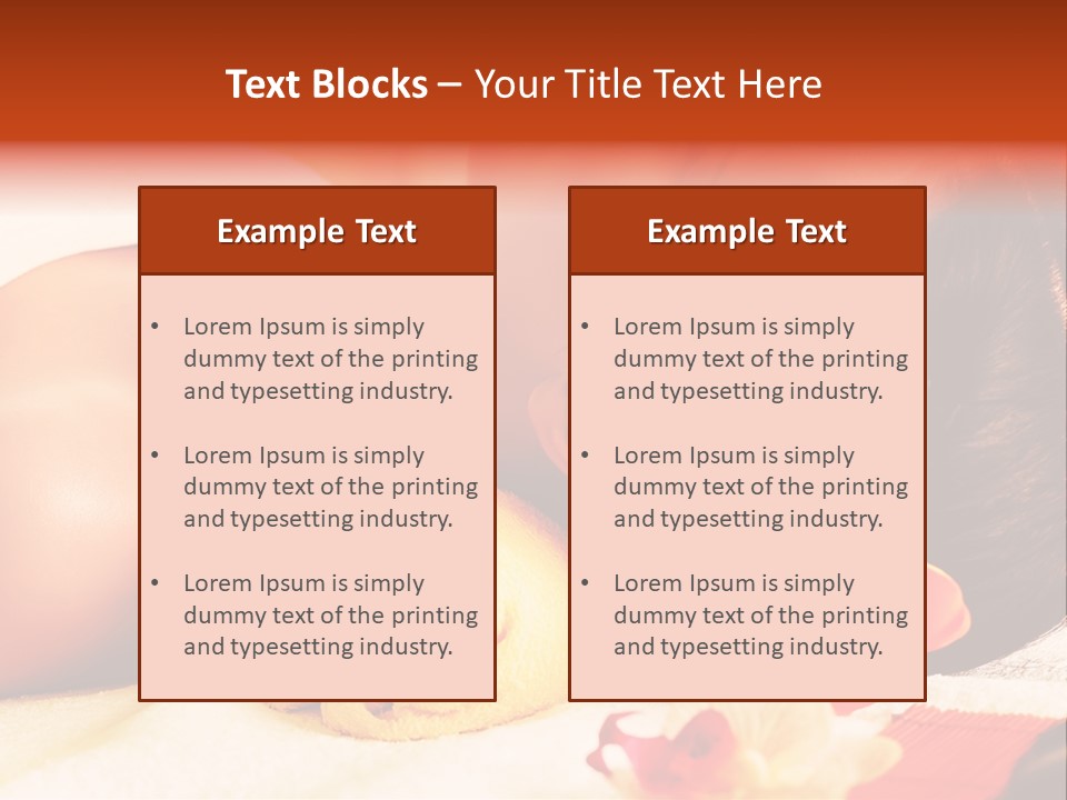 Care Towel Natural PowerPoint Template