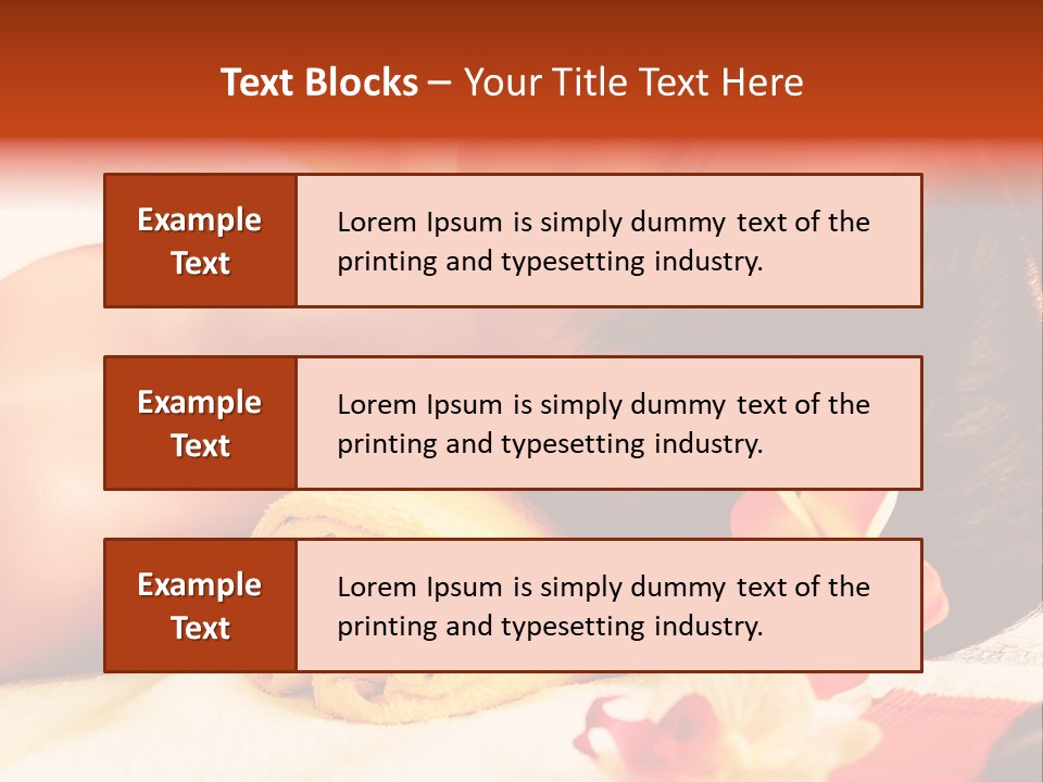 Care Towel Natural PowerPoint Template