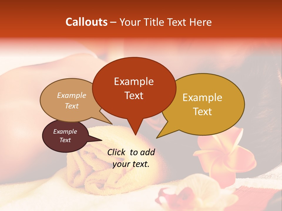 Care Towel Natural PowerPoint Template