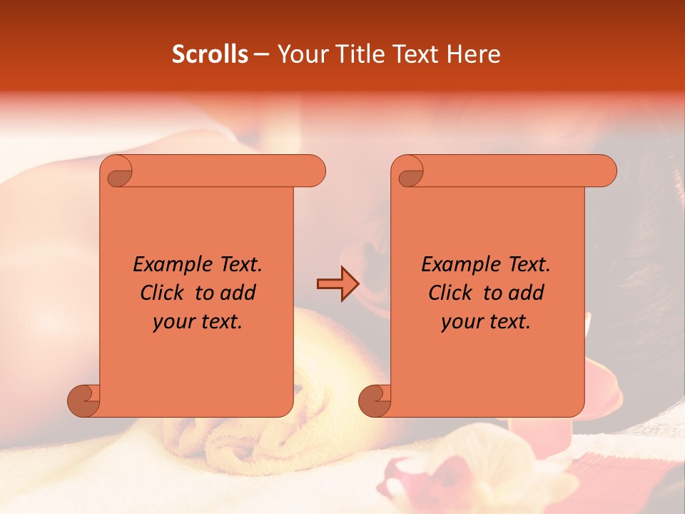 Care Towel Natural PowerPoint Template