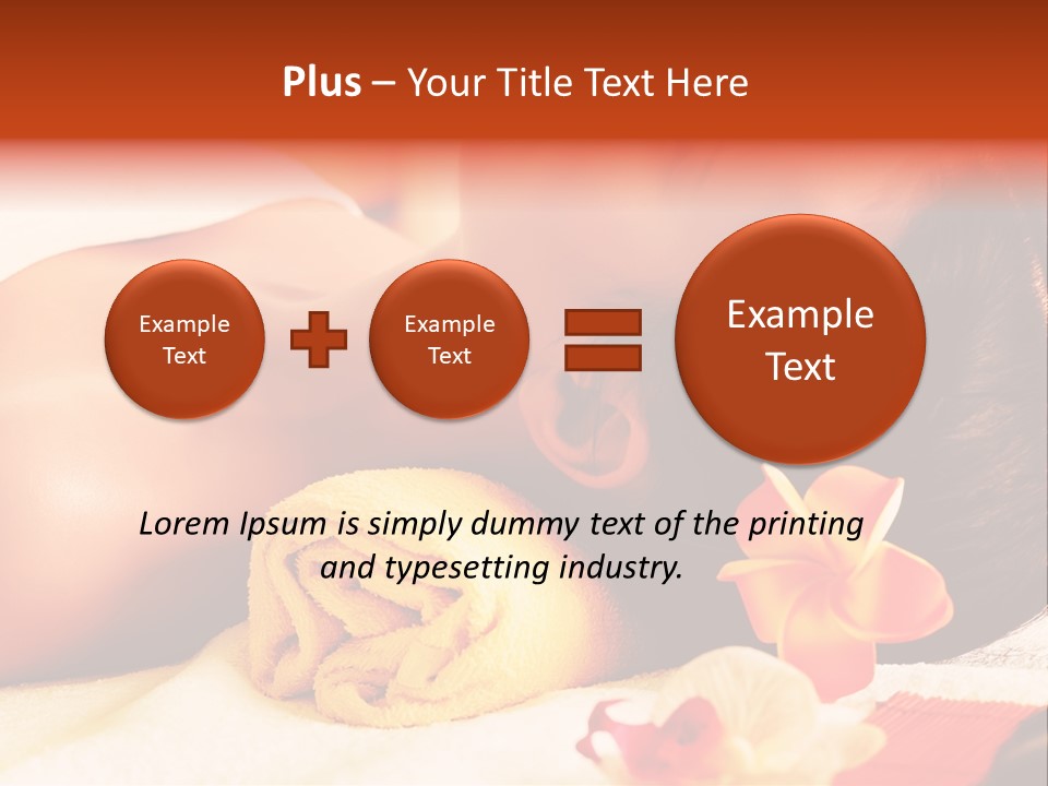 Care Towel Natural PowerPoint Template