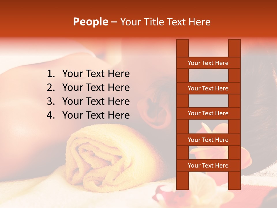 Care Towel Natural PowerPoint Template