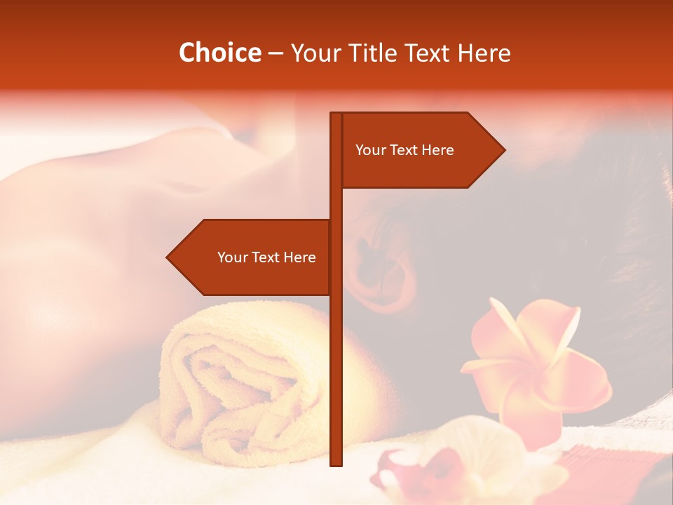 Care Towel Natural PowerPoint Template