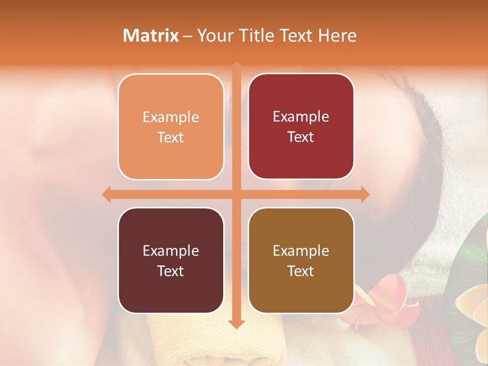 Aromatherapy Moisturizing Smile PowerPoint Template
