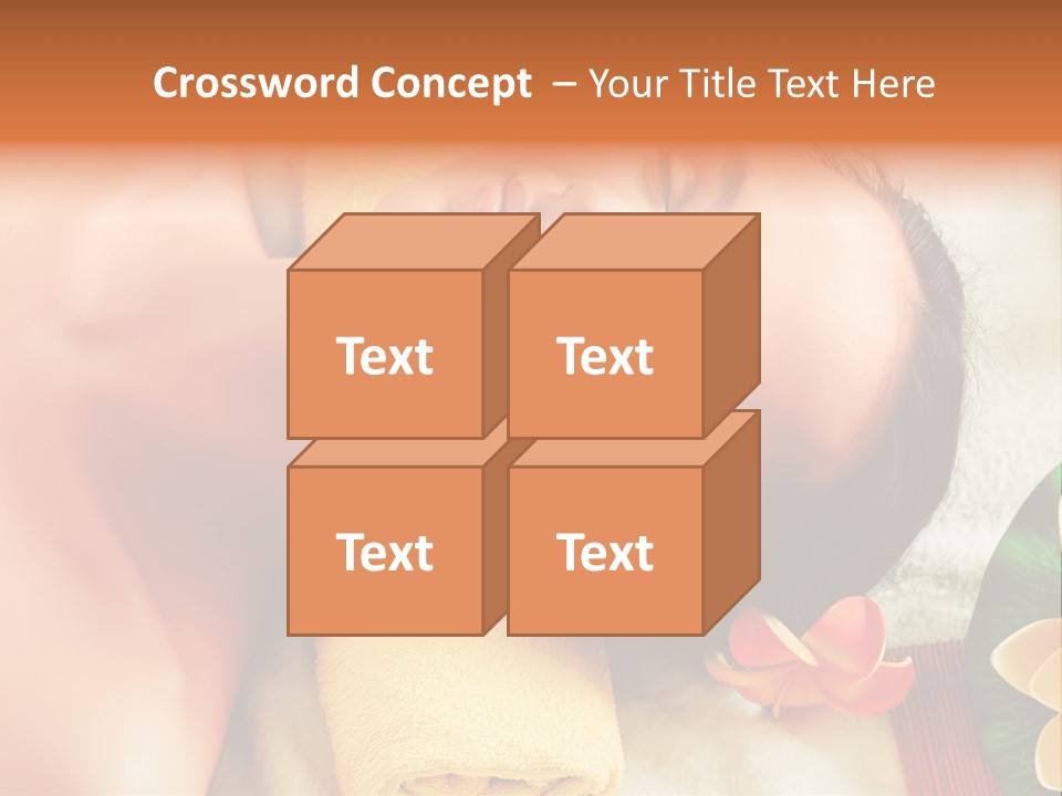 Aromatherapy Moisturizing Smile PowerPoint Template