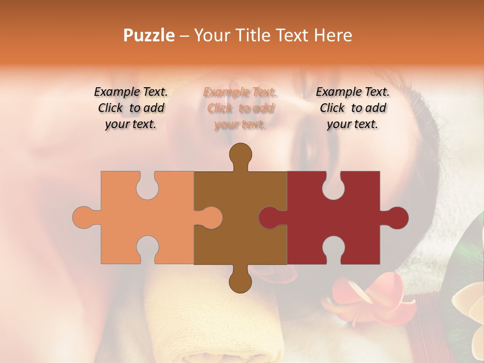 Aromatherapy Moisturizing Smile PowerPoint Template