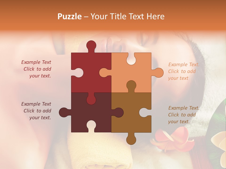 Aromatherapy Moisturizing Smile PowerPoint Template