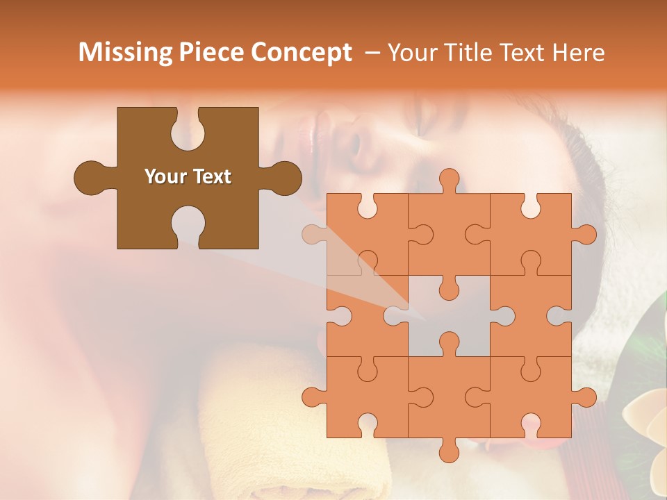 Aromatherapy Moisturizing Smile PowerPoint Template