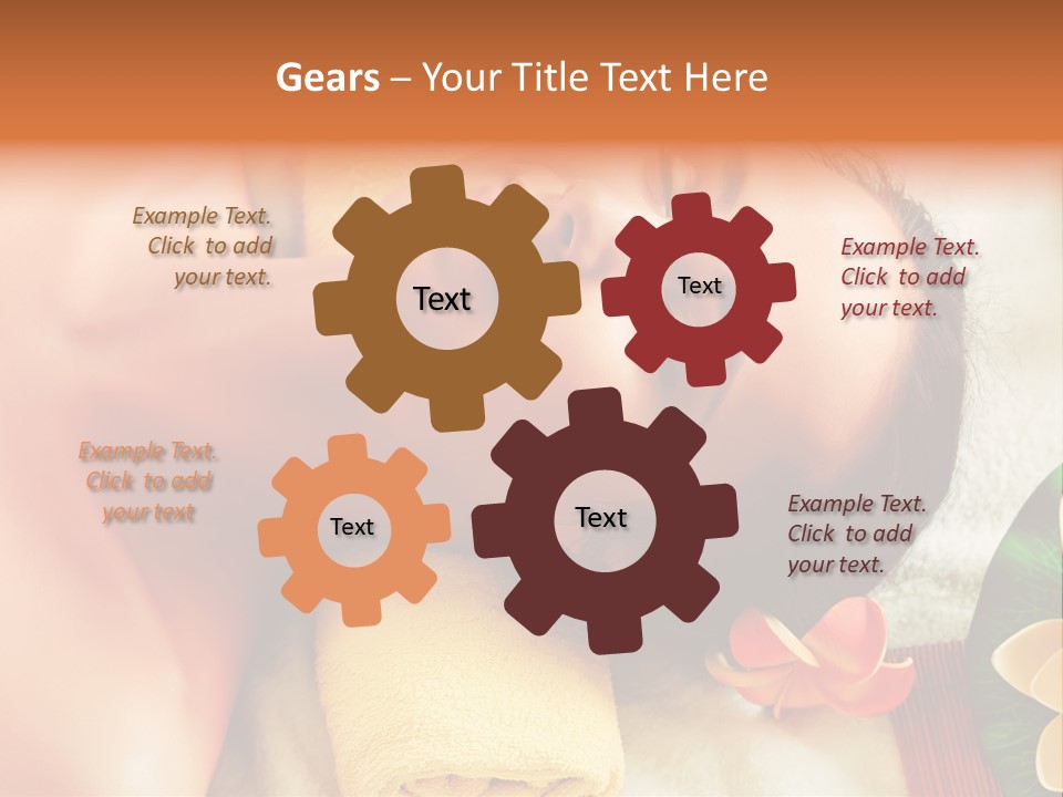 Aromatherapy Moisturizing Smile PowerPoint Template