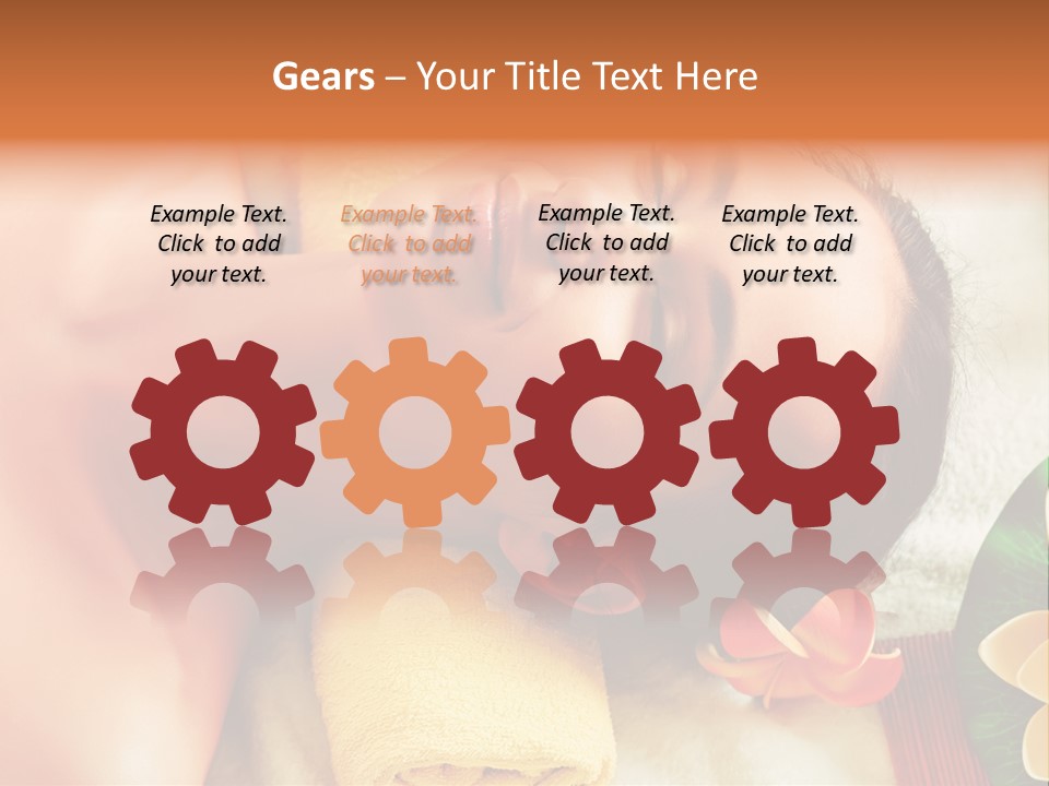 Aromatherapy Moisturizing Smile PowerPoint Template