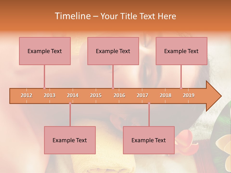 Aromatherapy Moisturizing Smile PowerPoint Template