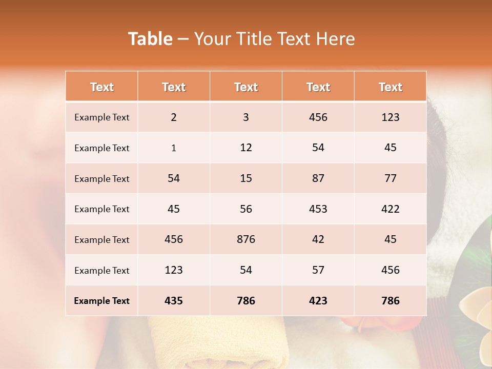 Aromatherapy Moisturizing Smile PowerPoint Template