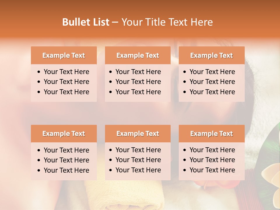 Aromatherapy Moisturizing Smile PowerPoint Template