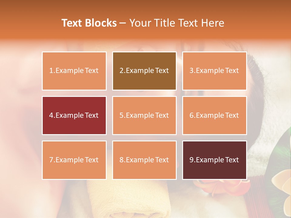 Aromatherapy Moisturizing Smile PowerPoint Template