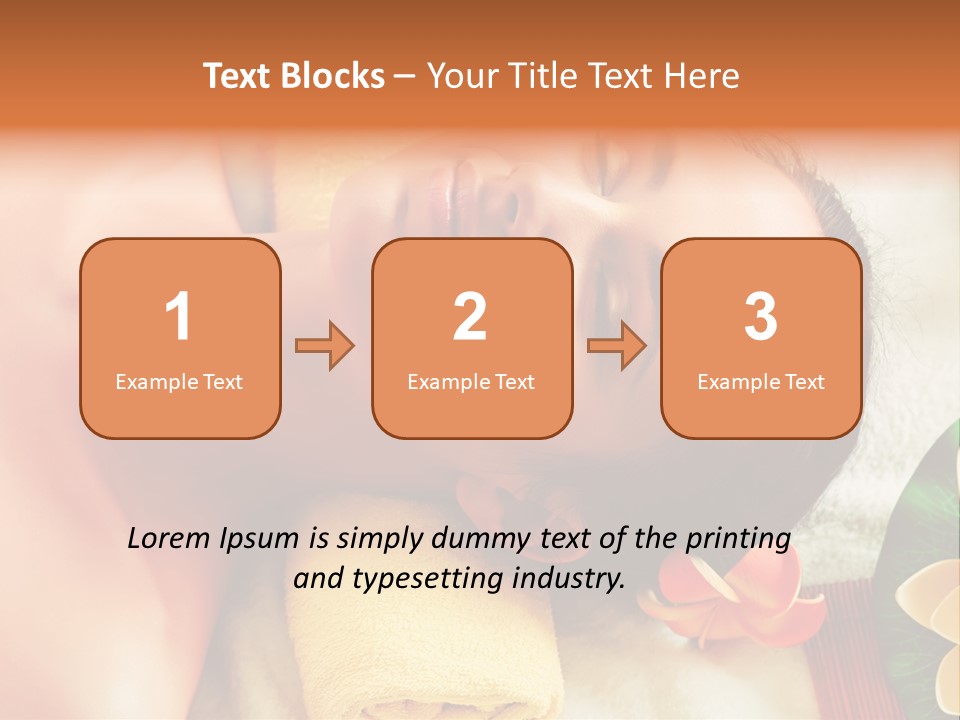 Aromatherapy Moisturizing Smile PowerPoint Template