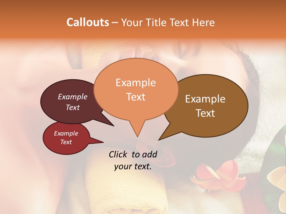 Aromatherapy Moisturizing Smile PowerPoint Template