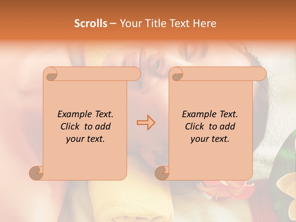 Aromatherapy Moisturizing Smile PowerPoint Template