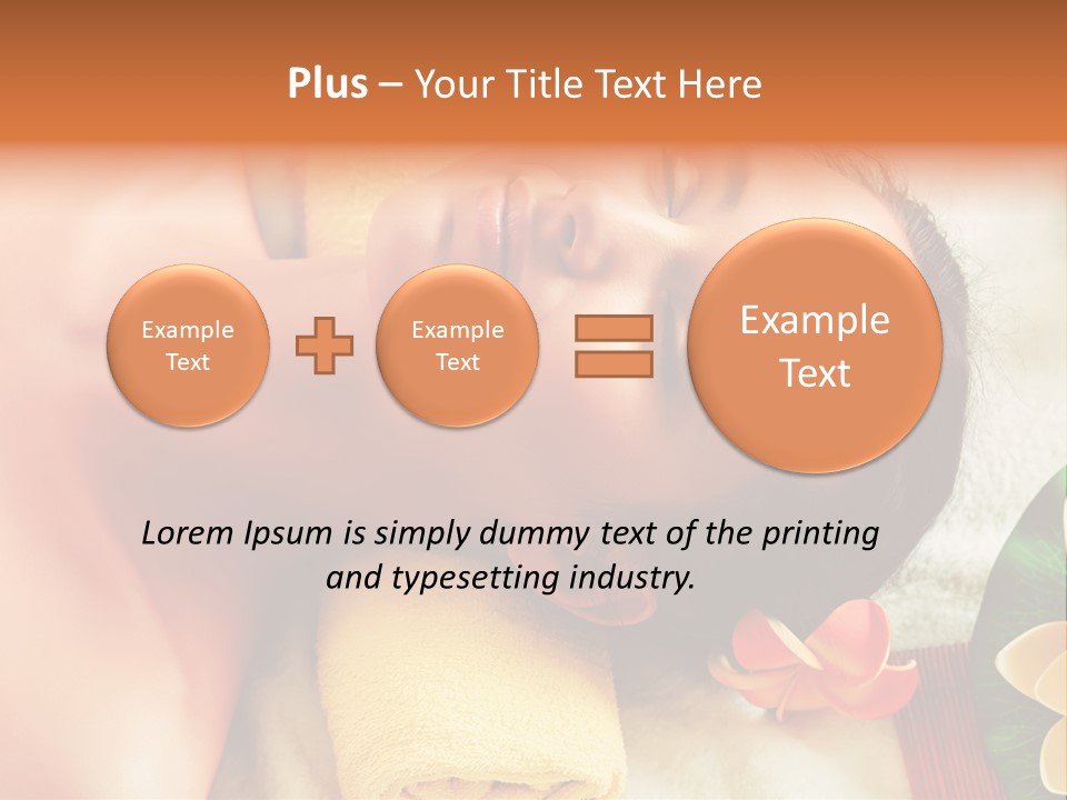 Aromatherapy Moisturizing Smile PowerPoint Template
