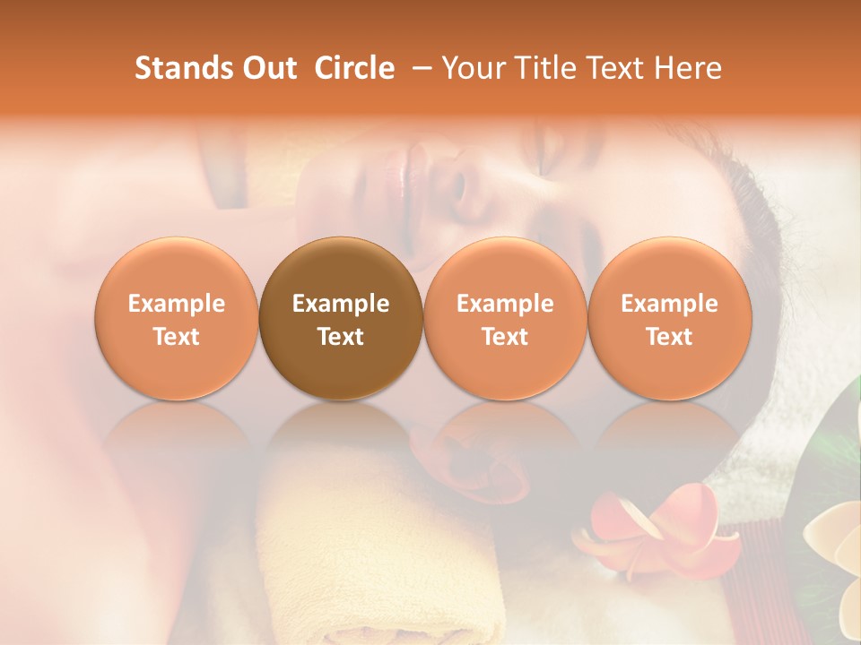 Aromatherapy Moisturizing Smile PowerPoint Template