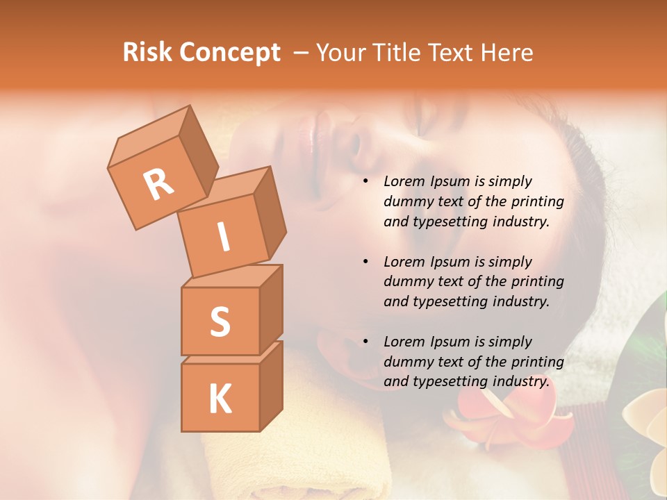 Aromatherapy Moisturizing Smile PowerPoint Template