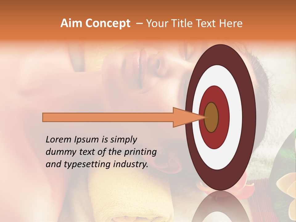 Aromatherapy Moisturizing Smile PowerPoint Template