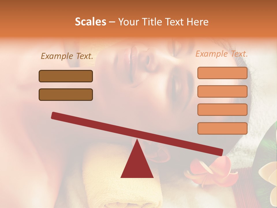 Aromatherapy Moisturizing Smile PowerPoint Template