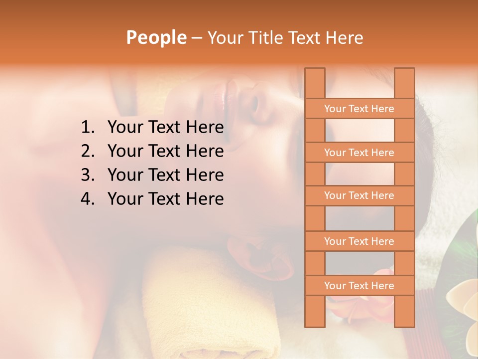 Aromatherapy Moisturizing Smile PowerPoint Template