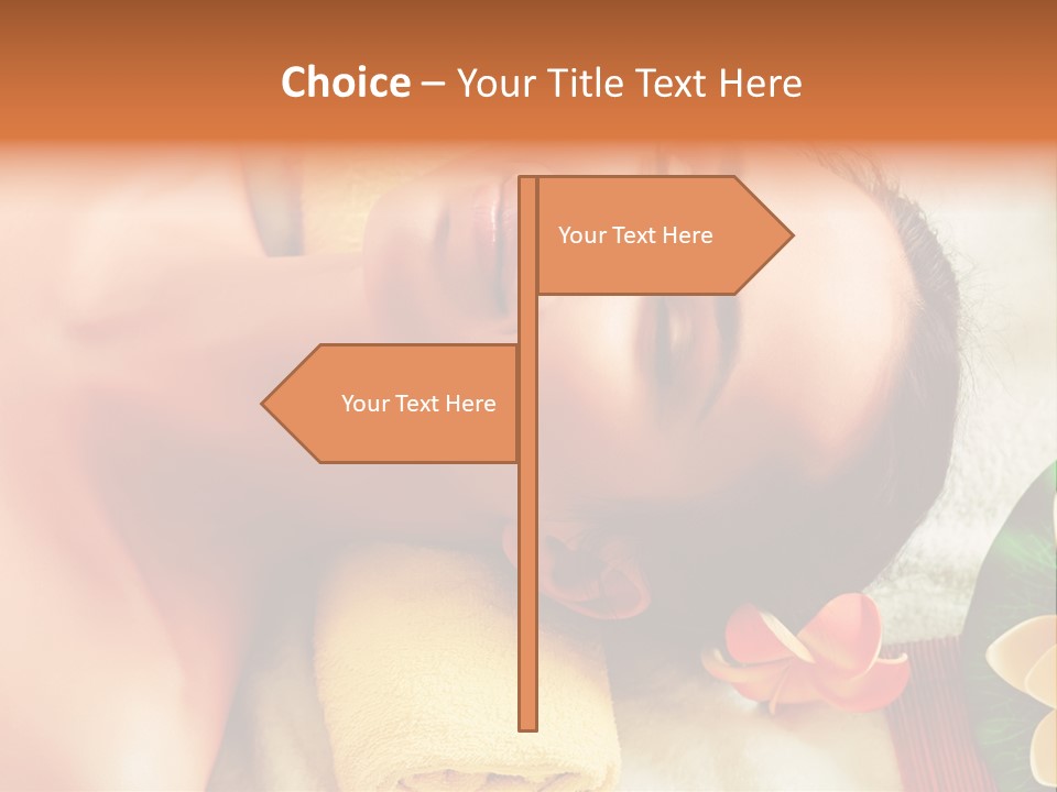 Aromatherapy Moisturizing Smile PowerPoint Template