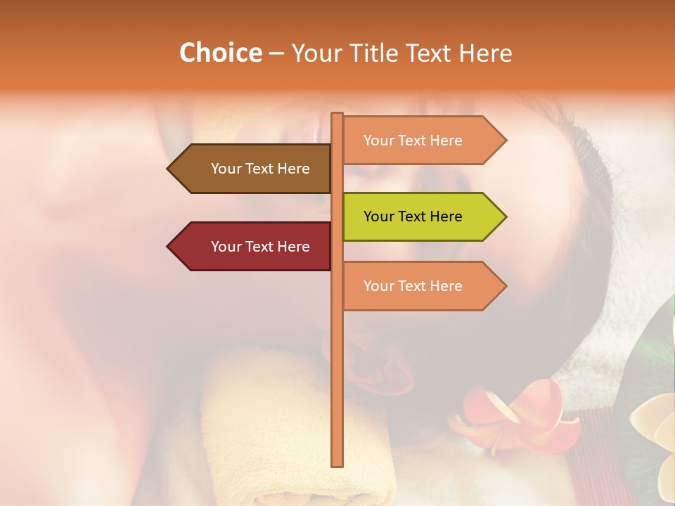 Aromatherapy Moisturizing Smile PowerPoint Template