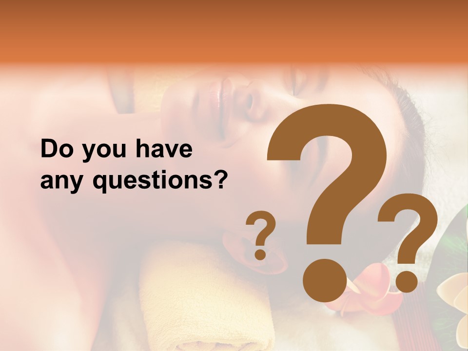 Aromatherapy Moisturizing Smile PowerPoint Template