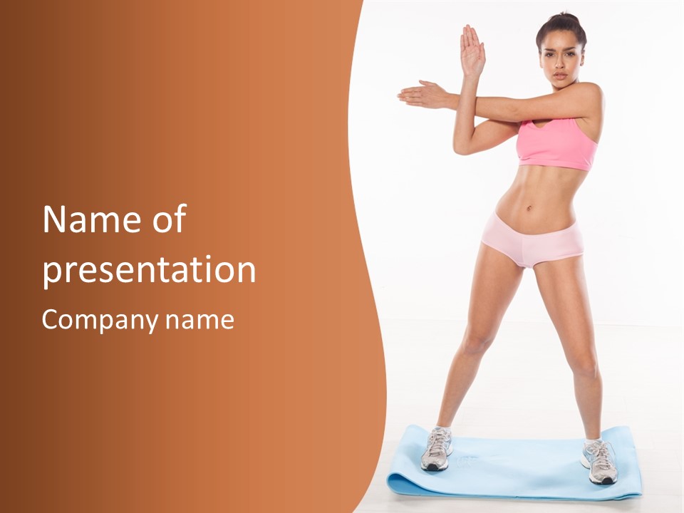 Fitness Lifestyle Fun PowerPoint Template