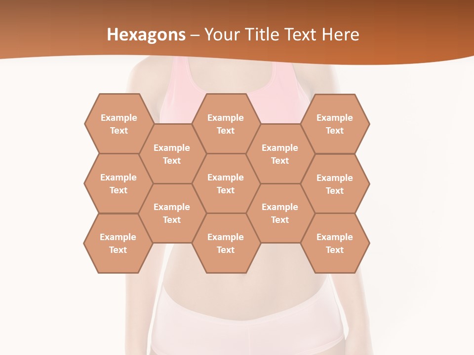 Brunette Lady Model PowerPoint Template