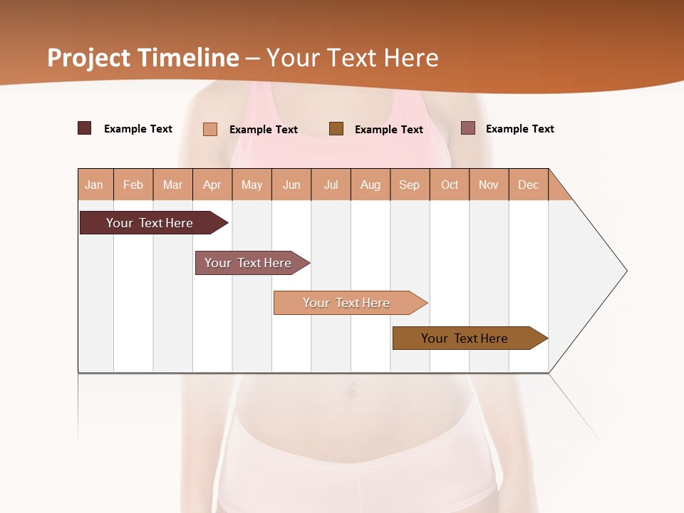 Brunette Lady Model PowerPoint Template