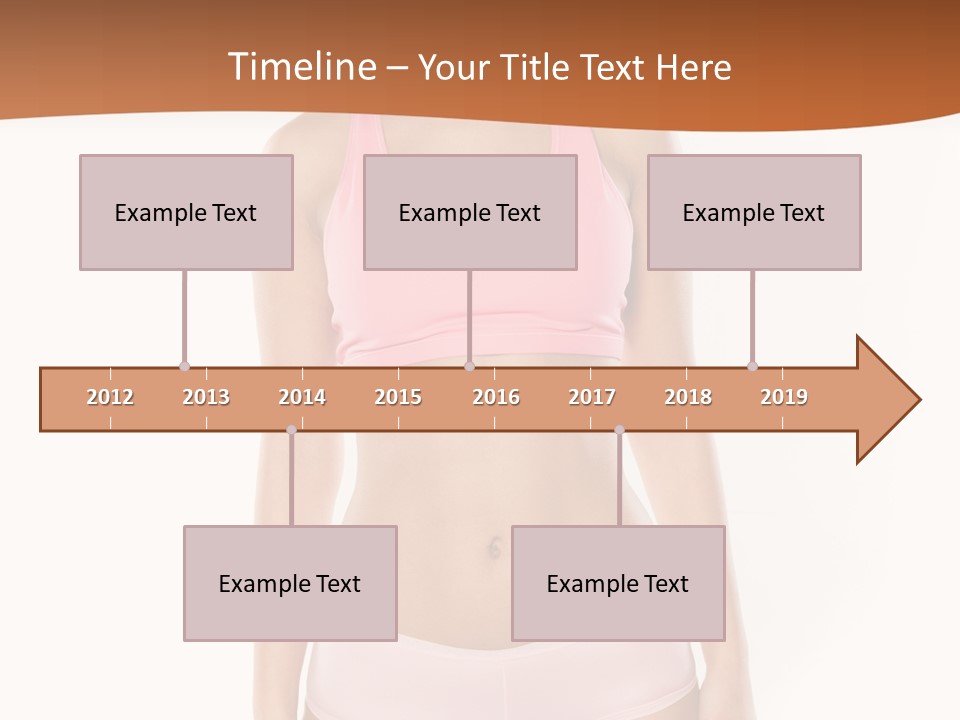 Brunette Lady Model PowerPoint Template