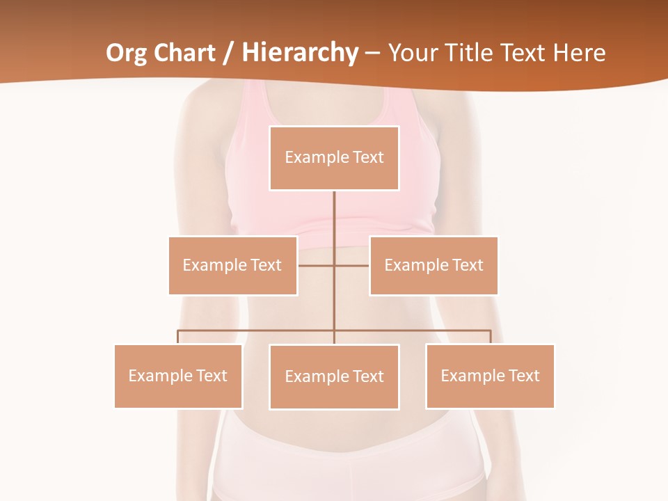 Brunette Lady Model PowerPoint Template