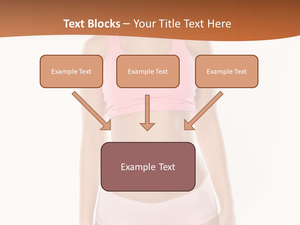 Brunette Lady Model PowerPoint Template