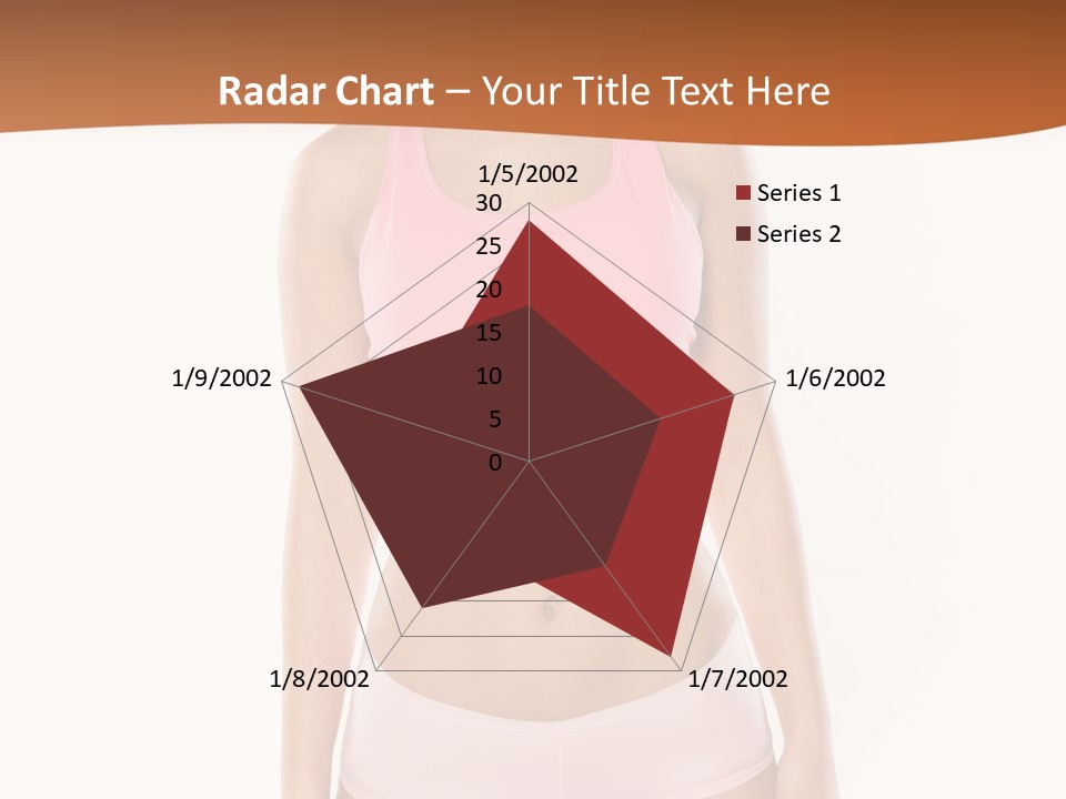 Brunette Lady Model PowerPoint Template