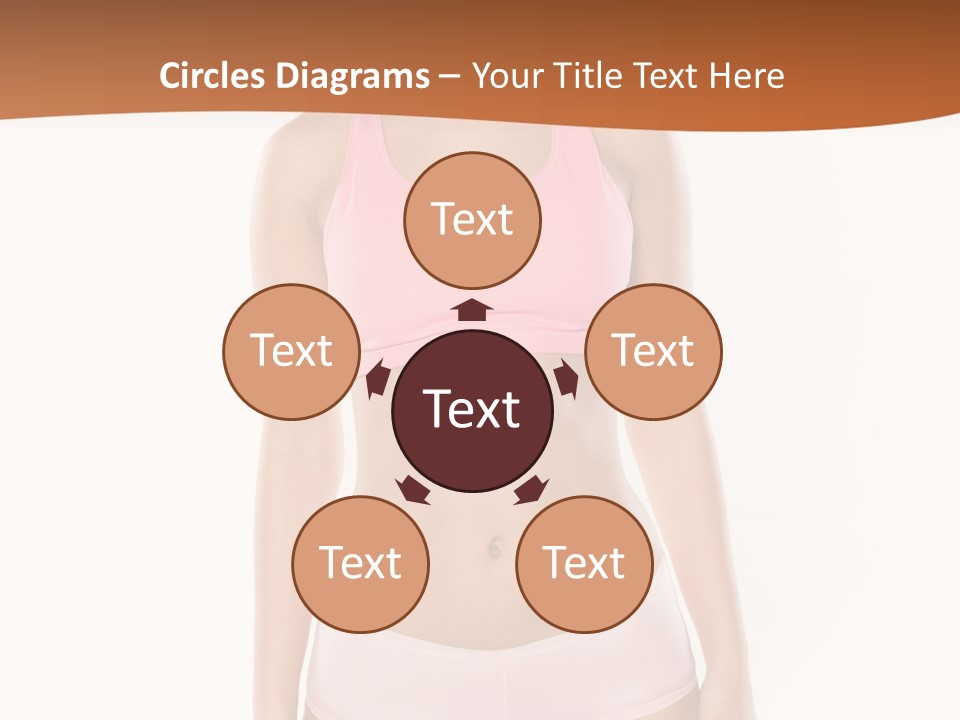 Brunette Lady Model PowerPoint Template