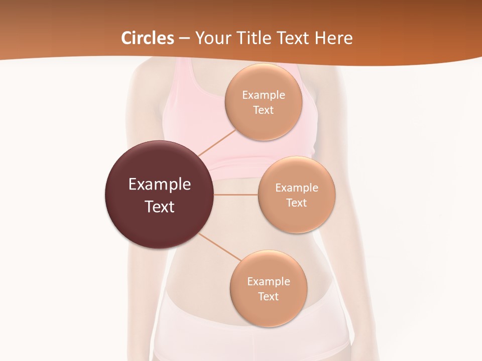 Brunette Lady Model PowerPoint Template