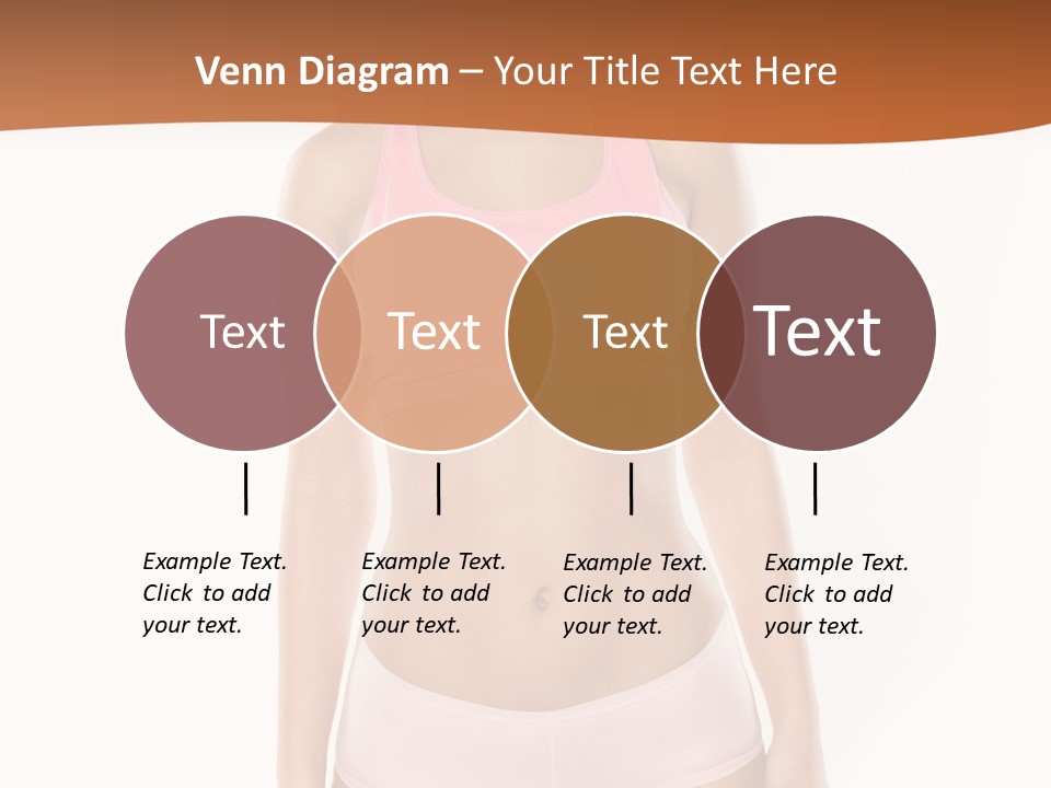 Brunette Lady Model PowerPoint Template