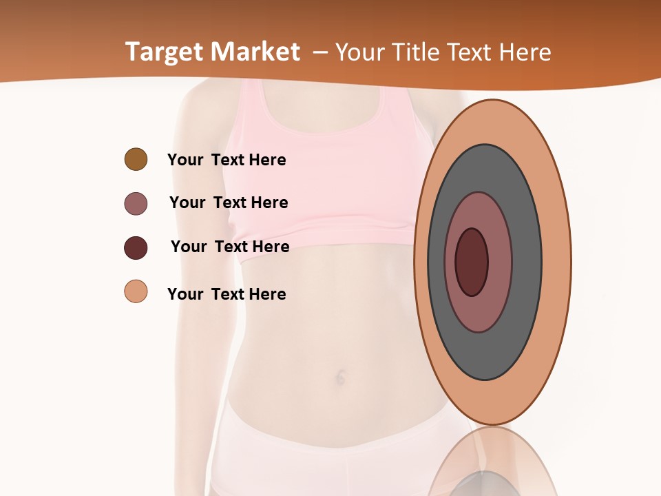 Brunette Lady Model PowerPoint Template