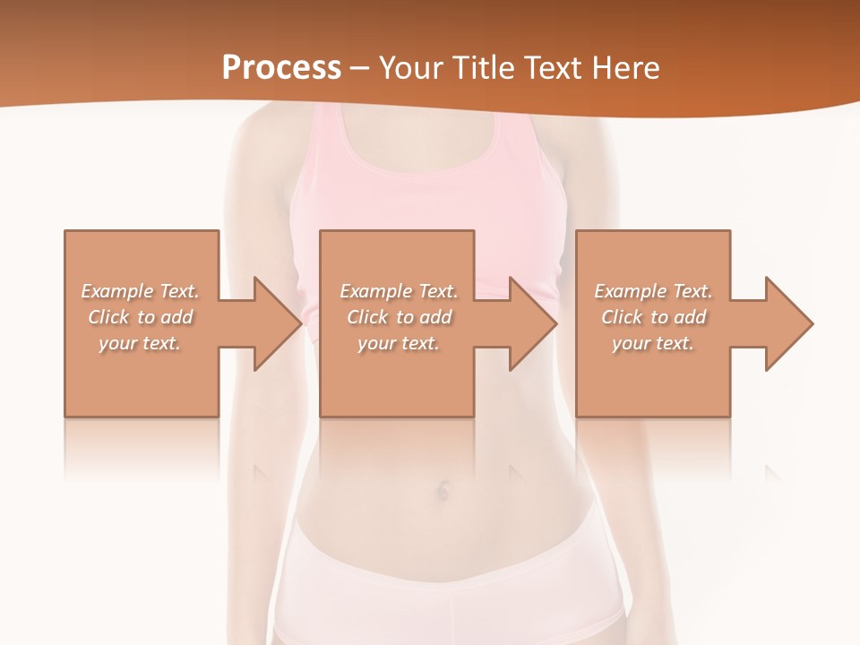 Brunette Lady Model PowerPoint Template